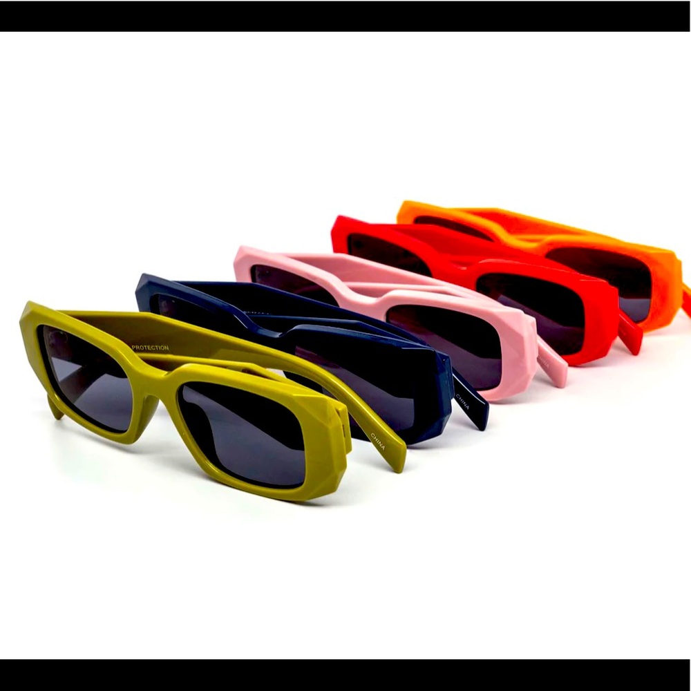 Army Green Chunky Sunglasses
